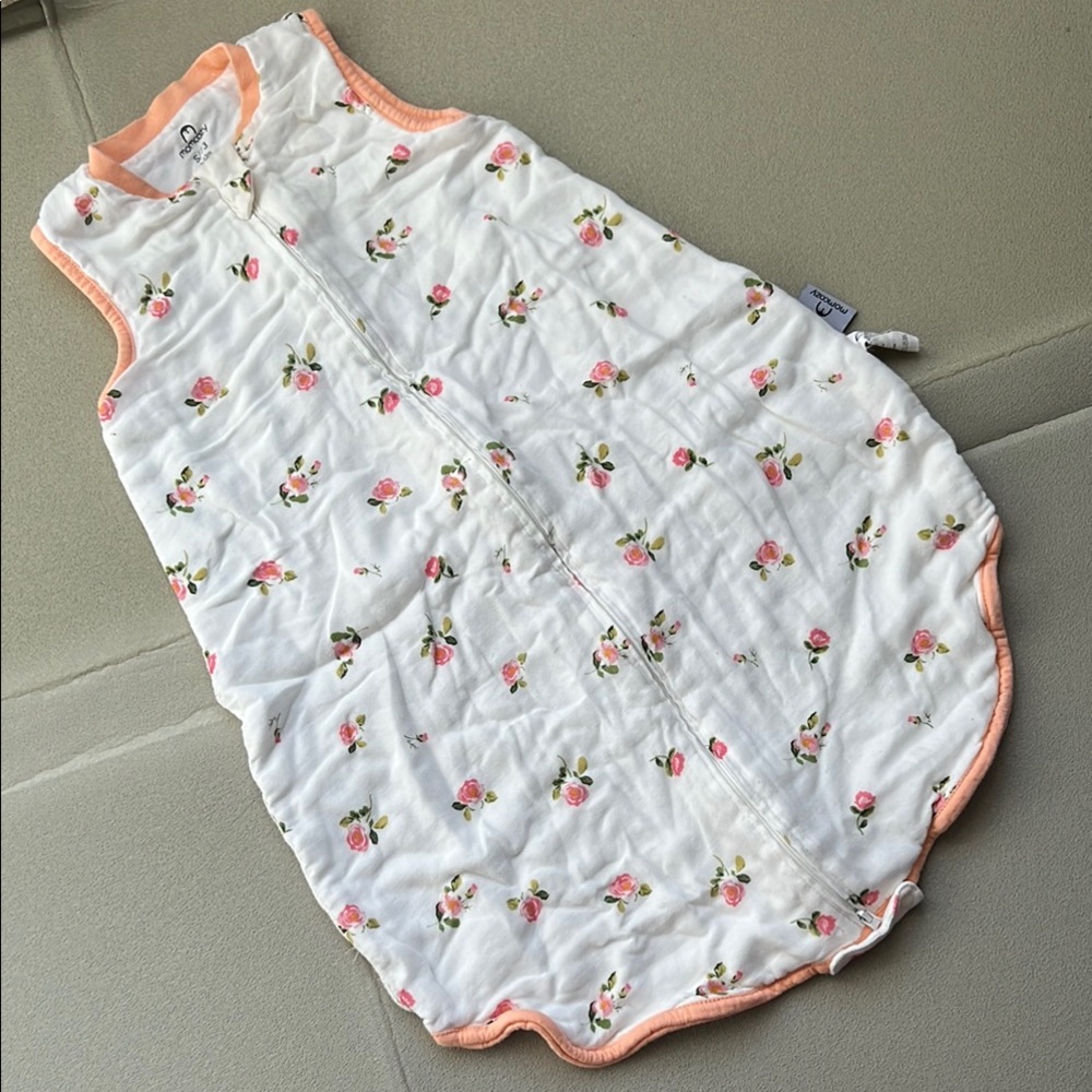 Pink and White Floral Sleep Sack